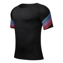 Camiseta de entrenamiento para hombre, ropa deportiva para correr, compresa de yoga, Fitness, ejercicio en la playa, S33, 2017 2024 - compra barato