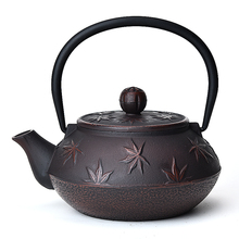 Cast iron kettle pot uncoated cast iron kettle southern Japan teapot old iron pot iron teapot effort 600ML 2024 - buy cheap