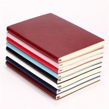 Blel quente 6 cor aleatória capa macia couro do plutônio caderno escrita diário 100 página forrado livro diário 2024 - compre barato