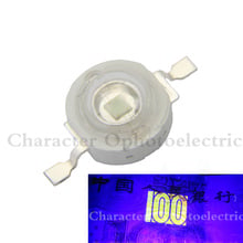 10 pcs 3 W Chips de LED UV Ultravioleta Lâmpada Lâmpadas 365nm 375nm 380nm 385nm 395nm 400nm 405nm 410nm 420nm 3 W com/Nowith 20 milímetros PCB Preto 2024 - compre barato