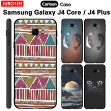 Jurchen-capa de tpu macio para samsung, galaxy j4 plus, capa 3d, impressão em relevo, silicone, capa de telefone coque para samsung j4 core, 2018 2024 - compre barato
