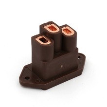 Red copper IEC AC Inlet socket audio grade 2024 - buy cheap