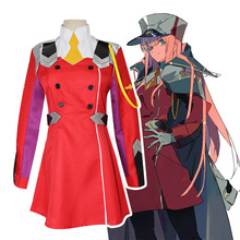 DARLING in the FRANXX Zero Two Cosplay Women Costume Full Sets Wig hair pink long straight hair Zero Two Dresses Cosplay 2024 - buy cheap