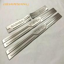 4 Scuff Plate Door Sill In Stainless Steel Door Sills S / SET J11 Protector Sticker For Nissan Qashqai 2016 2017 2024 - buy cheap