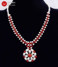 Ожерелье женское из натурального жемчуга, 5-6 мм 2024 - купить недорого