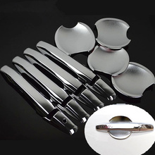 For Honda Civic 4 Door Sedan 2006 2007 2008 2009 2010 2011 New Chrome Door Handle + Cup Bowl Cover Free Drop Shipping 2024 - buy cheap