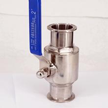 2" 51mm 304 Stainless Steel Sanitary Ball Valve Tri Clamp Ferrule Type with  Handle Ball Valve 2024 - buy cheap