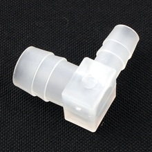 Conector de tubo de goma transparente para jardín, 5 uds., 12 mm a 20mm, 90 reductor de grados/igual Pagoda, adaptador de tubo de agua para jardín 2024 - compra barato