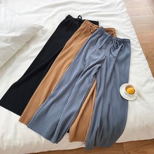 Women Summer High Waist Wide Leg Pants  Women\'s Pants Casual Loose Trousers 2024 - buy cheap