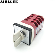 Câmera giratória de 4 posições, interruptor universal com 16 parafusos, 380v e 220v, 16a