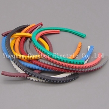 Marcadores de fio para cabo da cor tubo cabeçote 2.5mm letras 0 para 9x500 (cada 50 peças) 2024 - compre barato