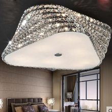 Lámpara de techo LED moderna y sencilla para sala de estar, candelabro de cristal para dormitorio, restaurante, iluminación de bar con personalidad a la moda 2024 - compra barato