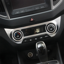 For Hyundai ix25 Creta 2015 2016 2017 ABS Matte Car Air Conditioning Panel Decorative Molding Cover Trim Accessories 2024 - buy cheap