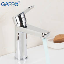 Смеситель для раковины GAPPO, хромированный кран для ванной комнаты, для горячей и холодной воды 2024 - купить недорого
