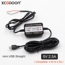 XCGaoon 10 Piece Car DC Converter Module Input 12V 24V Ouput 5V 2.5A With Mini USB Cable ( Straight ) Low Voltage Protection 2024 - buy cheap