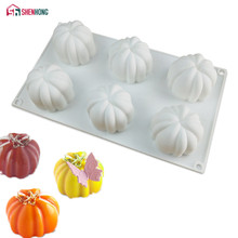 SHENHONG Pumpkin Silicone 3D Cake Molds For Baking Moule Mousse DIY Pastry Decorating Tools Dessert Chocolate Mould 2024 - buy cheap