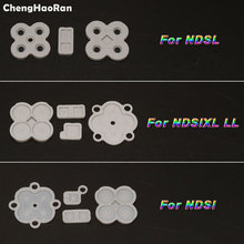 Chenghaoran conjunto de botões condutores de borracha, peças de reposição para nintendo ds lite, ndsl, ndsi, xl ll, botões de sílica 2024 - compre barato