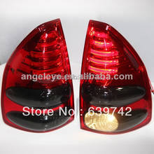 Prado 2700 FJ120 LC120 светодиодные полосы заднего света для TOYOTA 2003-2008 года красный черный цвет V2 2024 - купить недорого