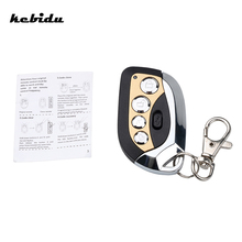 Kebidu-mando a distancia inalámbrico para puerta de garaje, duplicador de 4 llaves, frecuencia automática ajustable, 433MHz 2024 - compra barato