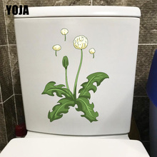 YOJA 15.8X22.1CM Pretty Dandelion Cartoon Plant Bedroom Wall Sticker Decal Bathroom Toilet Decor T1-1353 2024 - buy cheap