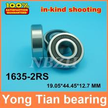 10pcs free shipping High quality inch bearings 1635-2RS 3/4"x1 3/4"x1/2" inch 19.05*44.45*12.7 mm 2024 - buy cheap