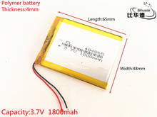 3.7V 1800mAh 404865 Lithium Polymer Li-Po li ion Rechargeable Battery cells For Mp3 MP4 MP5 GPS PSP mobile bluetooth 2024 - buy cheap