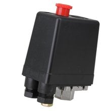 Вертикальный тип запасная часть 1 порт SPDT воздушный компрессор насос давление вкл/выкл переключатель клапан управления 80-115 PSI AC220-240V 2024 - купить недорого
