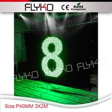 Free shipping 30 set programmable led curtain display led video curtain p40mm 2x3m 2024 - buy cheap