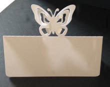 Manteles individuales con forma de mariposa, marcadores con nombre para mesa, ideal para bodas, baby shower, Escort, tarjetas de lugar para fiesta de cumpleaños 2024 - compra barato