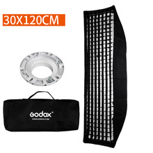 Godox-Tira de rejilla tipo panal para estudio fotográfico, Softbox de 30x120cm con montaje Bowens, luz Flash estroboscópica, DE300, SK400II, DE400, DE400II 2024 - compra barato