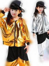Children Shining Clothes Boys Choir Students Performance Costumes Kids Hip-hop Jazz Dance Sequined Vest Stage Dance 2024 - buy cheap