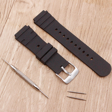 Watch Accessories New Rubber Strap 21mm Black For Luminoxs 3001.3003.3005.3007.3001.BO Waterproof Sweat-resistant Watchband 2024 - buy cheap