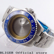 Sapphire Crystal 43MM Stainless Steel Watchcase Ceramic Bezel Steel Bracele Fit ETA 2836 Miyota 8215 Movement watch part 2024 - buy cheap