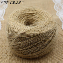 YPP CRAFT 1mm Thin rope, Natural Jute Twine Cord DIY/Decorative Handmade Accessory Hemp Jute Rope For Papercrafting 400m 2024 - buy cheap