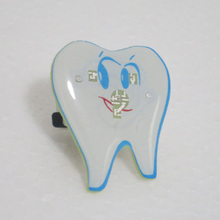 Dental simle Badge  Dental clinic gift Tooth Type Shape Light Brooch Badge Dentist Hygienist Pin Accessories Adornment 2024 - buy cheap