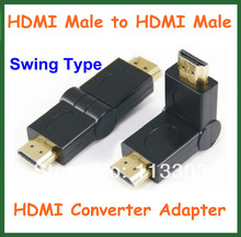 20pcs HDMI Male to HDMI Male Converter Adapter Swing Type Connector Cable Adapter 2024 - buy cheap