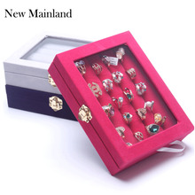 New Fashion Jewelry Display Casket / Jewelry Organizer Earrings Ring Box /Case for Jewlery Gift Box Jewelry Box  Free Shipping 2024 - buy cheap