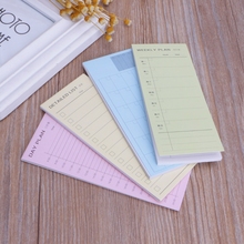 Cuaderno planificador semanal, diario y mensual, Bloc de notas adhesivas, horario, Memo 2024 - compra barato