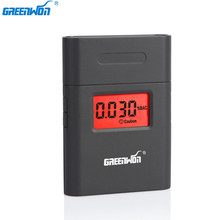 GREENWON portable 360 degree rotating mouthpiece red backlight Accurate Breath Alcohol Tester LED Light Alcohol Breathalyzer 2024 - buy cheap