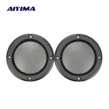 AIYIMA 2Pcs 2Inch Tweeter Speaker Protective Net Black Speaker Decorative Circle With Protective Black Steel Mesh 2024 - buy cheap