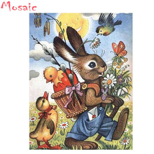 5D DIY Diamond Painting"Cartoon Rabbit"Full Square/Round Diamond Embroidery sale Picture Of Rhinestone Diamond Mosaic painting 2024 - buy cheap