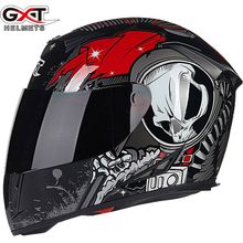 NEW Genuine High Quality GXT full face helmets winter warm double visor motorcycle helmet Casco Motorbike capacete 2024 - buy cheap