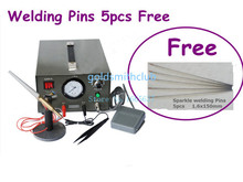 Electric Sparkle Welding Machine +(Free) 5 pcs Welding Pins , Jewelry Spot welder, Jewelry Welding Tools , Jewelry Tools 2024 - buy cheap