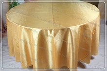 Gold Yellow Color Taffeta Tablecloth For Wedding Event&Party&Hotel&Banqet Supplies/Decoration(Chair Cover&Band&Backdrop&Napkins) 2024 - buy cheap