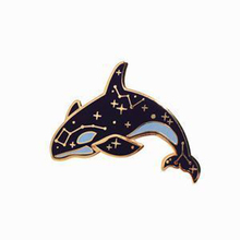 Celestial dolphin enamel pin star constellation brooch Dipper badge cosmic jewelry gift 2024 - buy cheap