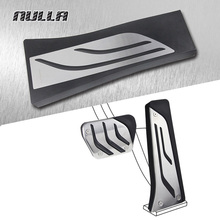 NULLA LHD Stainless Steel Foot Rest Pedals Gas Fuel Brake Footrest Pedal Automatic For BMW X5 X6  E70 E71 5 7 Series AT 2024 - buy cheap