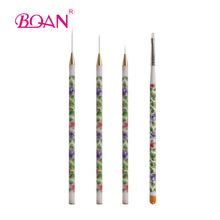 BQAN 14 pcs UV Gel Acrylic Nail Art Brushes Set Nail Painting Pen Tool Manicure Art Drawing Liner Line Brushes Set 2024 - buy cheap