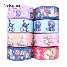 10 Yards 1"25MM Animal Printed Grosgrain Ribbon For Crafts DIY Hair Bows Birthday Party Decoration M1932904 2024 - buy cheap