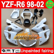 Body Unpainted Full Fairing Kit For YAMAHA YZF-R6 YZFR6 YZF600 YZF R6 600 98 99 00 01 02 1998 1999 2000 2001 2002 Fairing 2024 - buy cheap