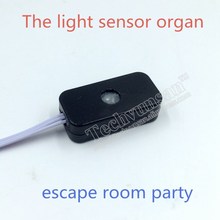 Sensor de luz de Juego de sala de escape de la vida Real, sensor de luz de órgano con sonido, juego de aventura 2024 - compra barato